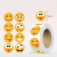 Karikatür Emoji Çıkartmaları